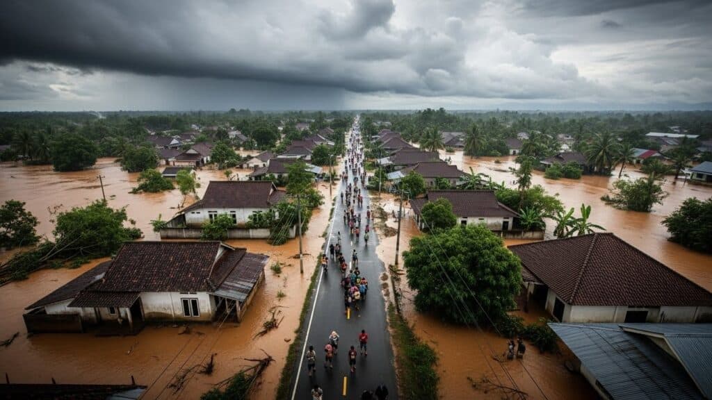 Inondations en Indonésie : Plus de 1000 Morts