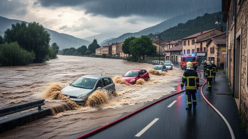 Inondations Pyrénées-Orientales : Voitures Emportées