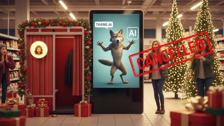 Intermarché Annule Photomaton IA Loup Noël Polémique