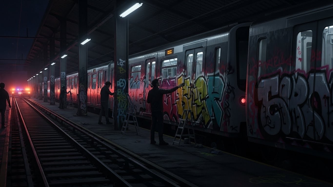 Découvrez l'intervention policière à Créteil où 11 personnes ont été interpellées pour tags sur des rames de métro ligne 8. Un acte coûteux qui soulève des questions sur le vandalisme urbain.