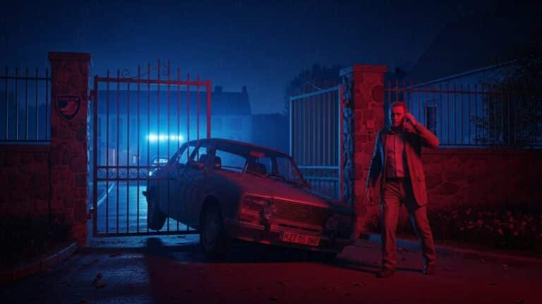 Ivre, Il Percute le Portail de la Gendarmerie