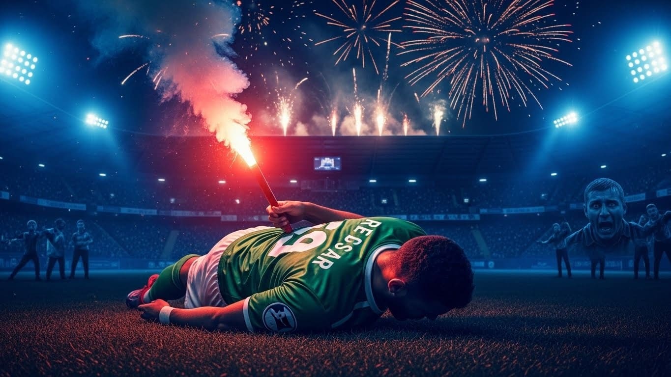 Match Bastia-Red Star arrêté après un fumigène sur Bradley Danger. Retour sur l’incident qui a terni les 120 ans du Sporting, les réactions et ce que ça dit du football français aujourd’hui.