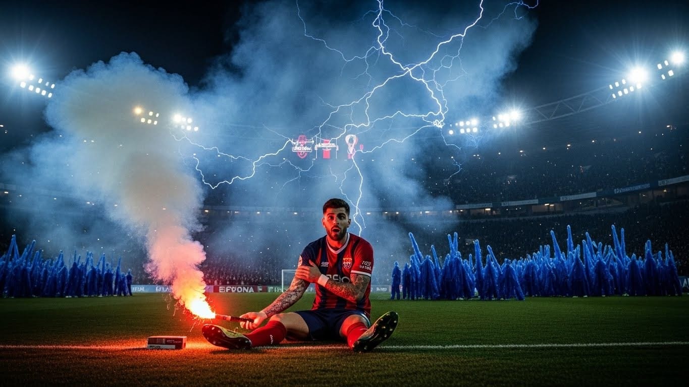 Découvrez l’état de santé de Bradley Danger après le fumigène reçu à Furiani, les réactions à Bastia et les lourdes sanctions qui s’annoncent pour le club corse.