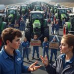 Jeunes Agriculteurs Bloquent N12 Contre Mercosur