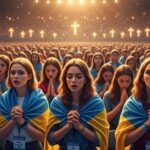 Jeunes Ukrainiens à Paris : Prières pour la Paix