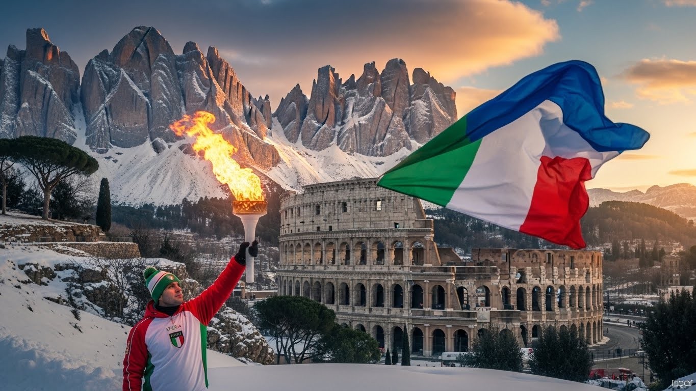 La flamme olympique d’hiver 2026 vient d’être transmise à l’Italie. Découvrez le parcours spectaculaire qui attend la torche, les sites emblématiques et les inquiétudes qui planent sur l’organisation des Jeux de Milan-Cortina.