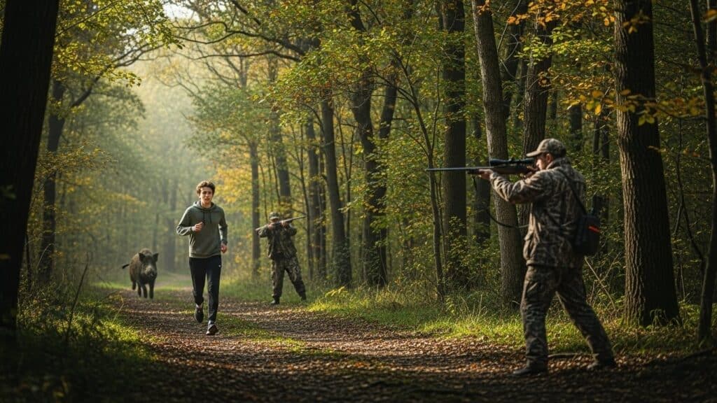 Joggeur Confondu avec Sanglier : Plainte pour Violence