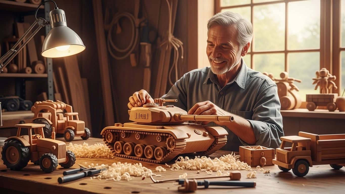 Découvrez l'histoire touchante d'un artisan de l'Eure qui crée des jouets en bois uniques, durables et imaginatifs. Des créations made in France qui séduisent enfants et parents face à la concurrence industrielle.