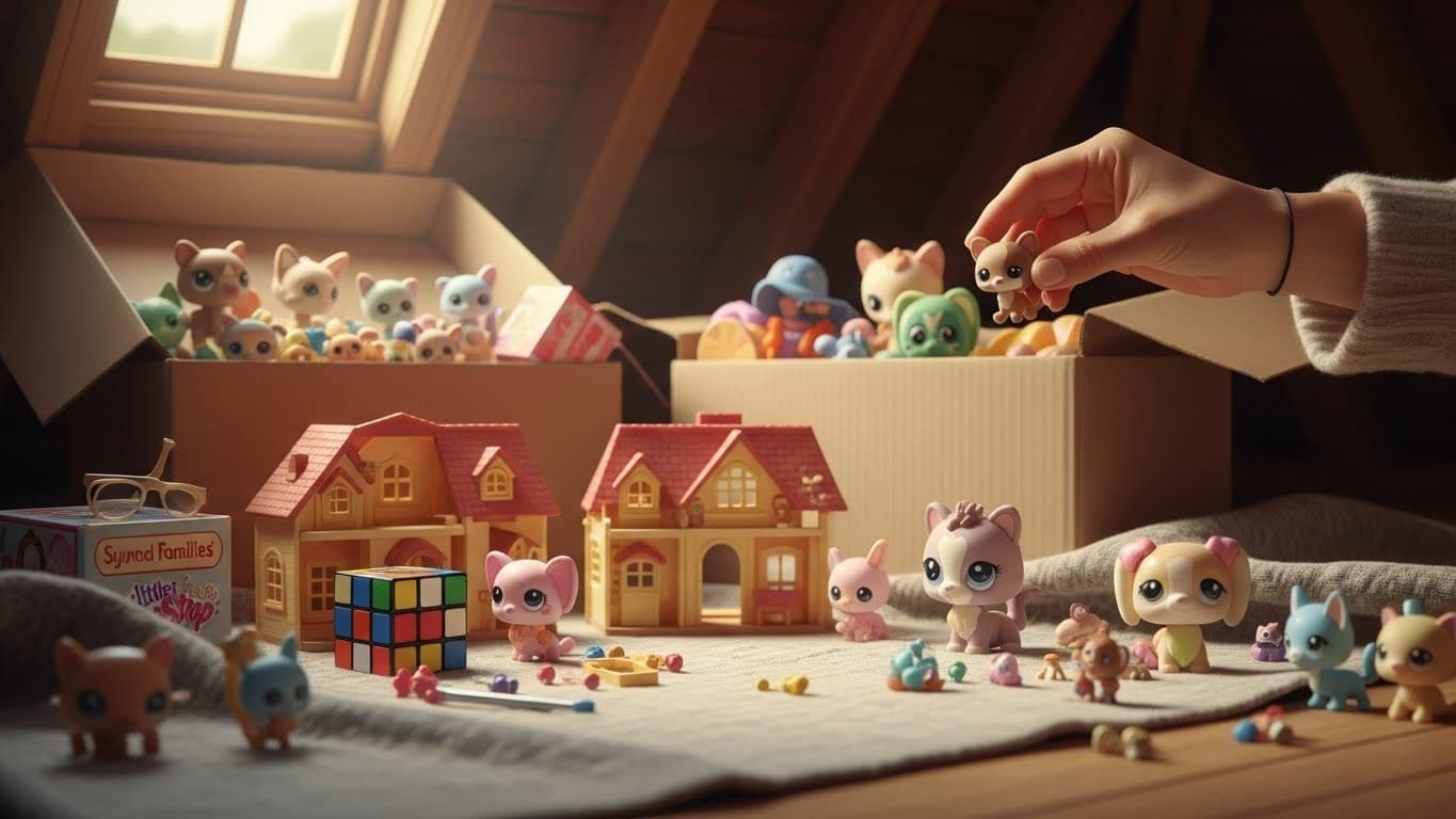 Découvrez pourquoi les jouets rétro comme Littlest Pet Shop, Sylvanian Families ou Rubik’s Cube cartonnent en seconde main. Nostalgie, valeur et tendances expliquées en détail.