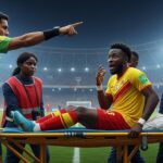 Joueur Congolais Sort sur Civière Sans Blessure à la CAN