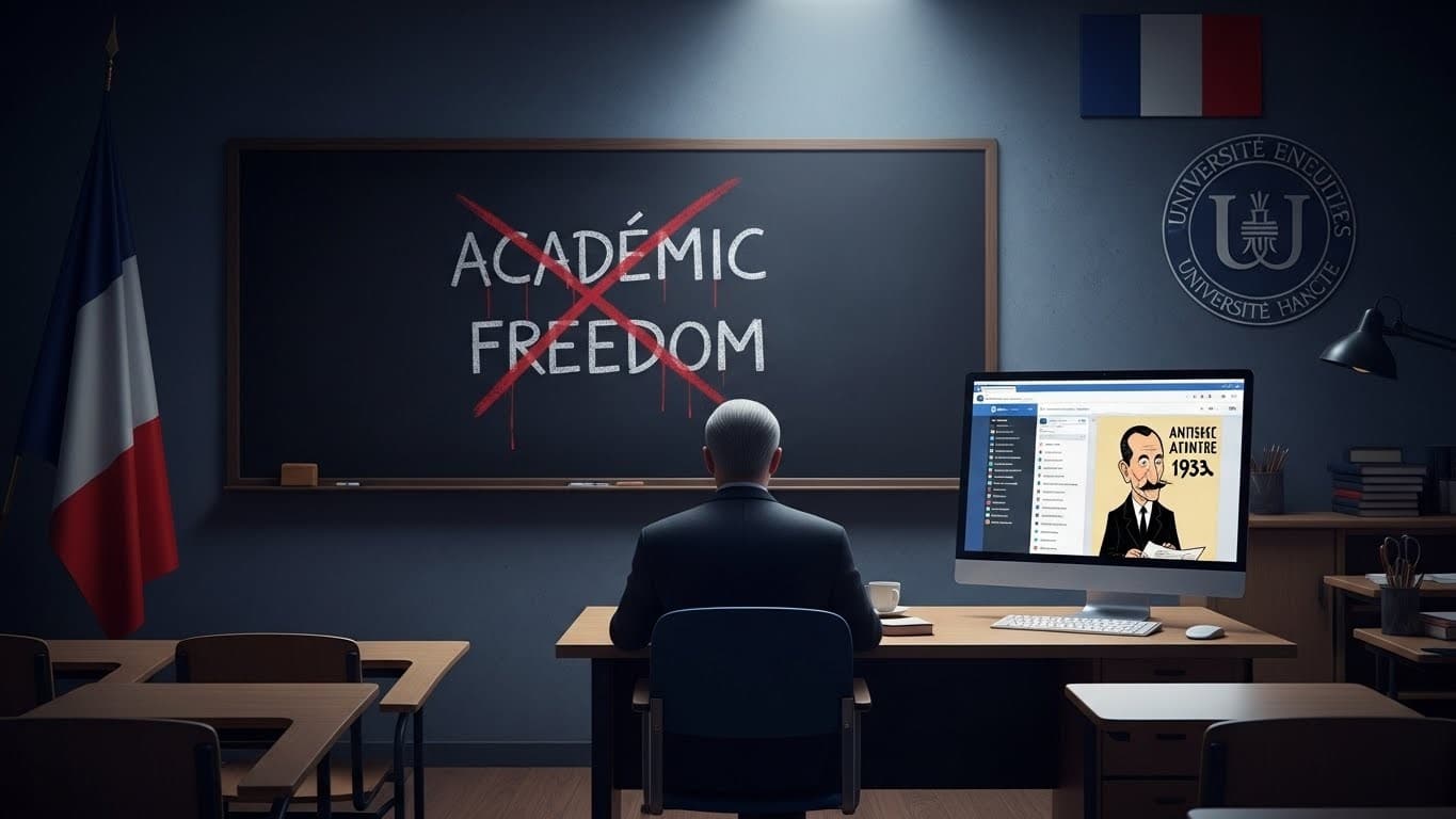 Décryptage complet de la suspension de Julien Théry à Lyon 2 pour des publications antisémites. Entre liberté académique, haine en ligne et réaction institutionnelle : l’affaire qui secoue l’université française.