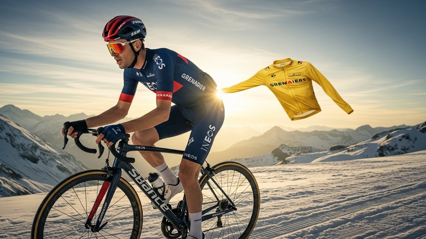 À seulement 24 ans, Kévin Vauquelin rêve déjà du maillot jaune après sa 7e place au Tour de France. Chez Ineos Grenadiers, il affiche des ambitions démesurées. Portrait d’un Normand qui monte.