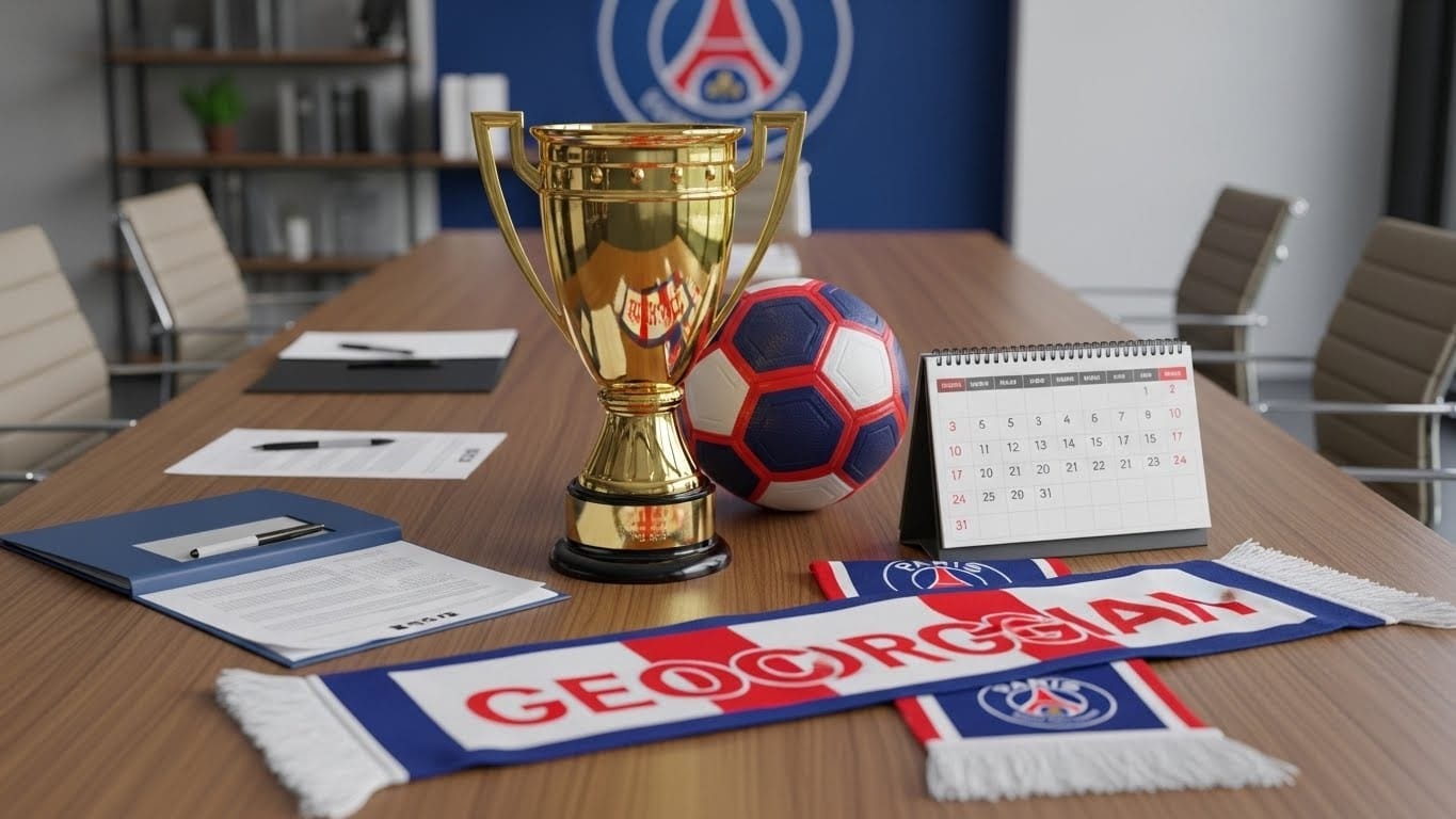 Découvrez pourquoi Khvicha Kvaratskhelia rate le match de Coupe de France du PSG face à Vendée Fontenay. Syndrome viral, groupe remanié et jeunes talents : tout sur ce dernier rendez-vous de 2025.