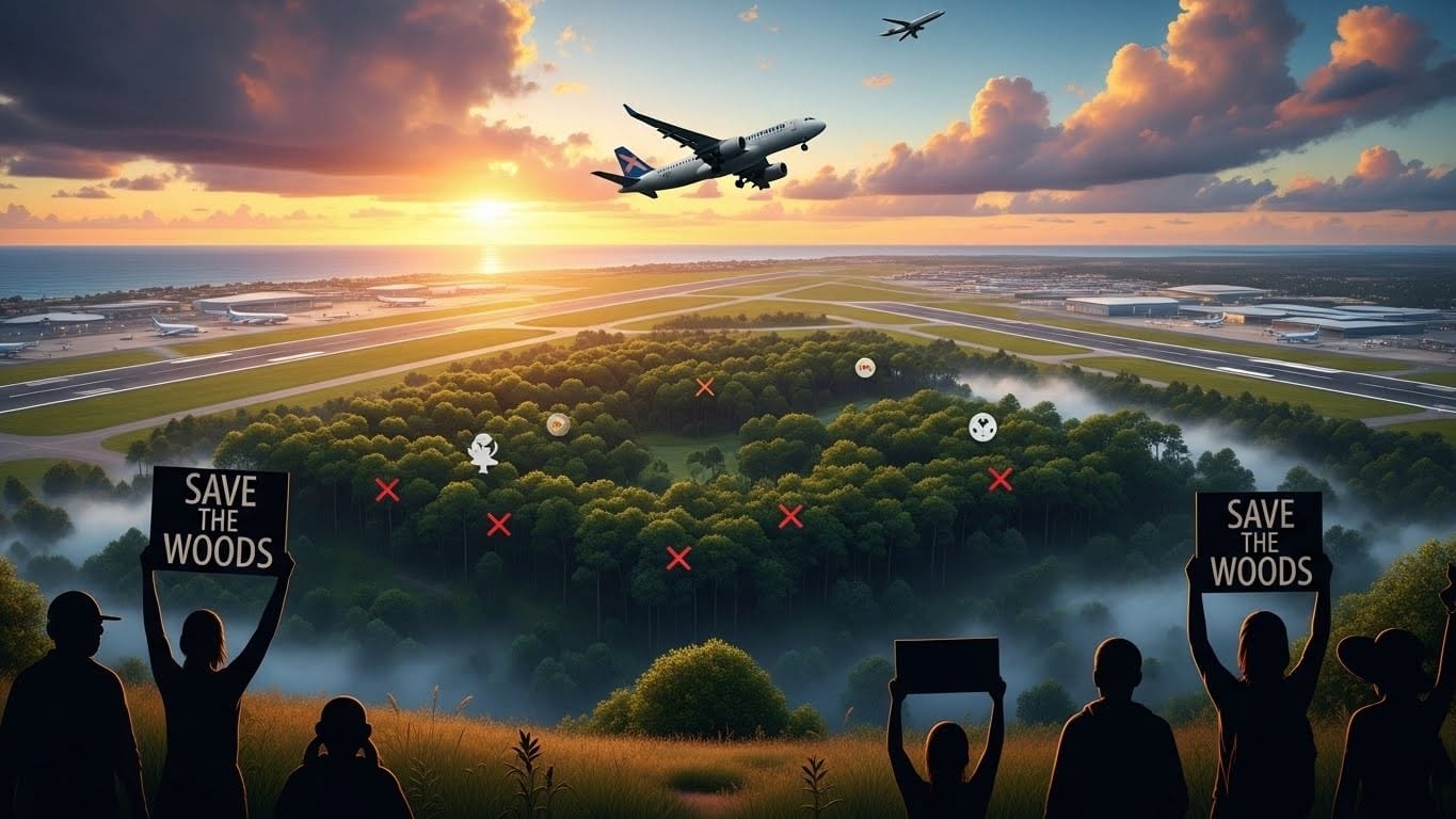 À La Rochelle, l’aéroport voulait abattre 600 arbres pour la sécurité aérienne. Le maire annonce soudain 129 seulement. Victoire écologique ou coup politique avant les municipales ? Tout ce qu’il faut savoir.