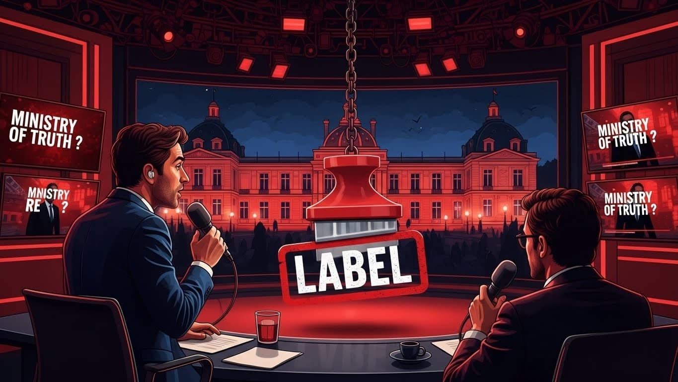 Emmanuel Macron propose un label professionnel contre la désinformation. Réactions violentes à droite et extrême droite : ministère de la vérité ou simple régulation ? Décryptage complet d’une polémique brûlante.
