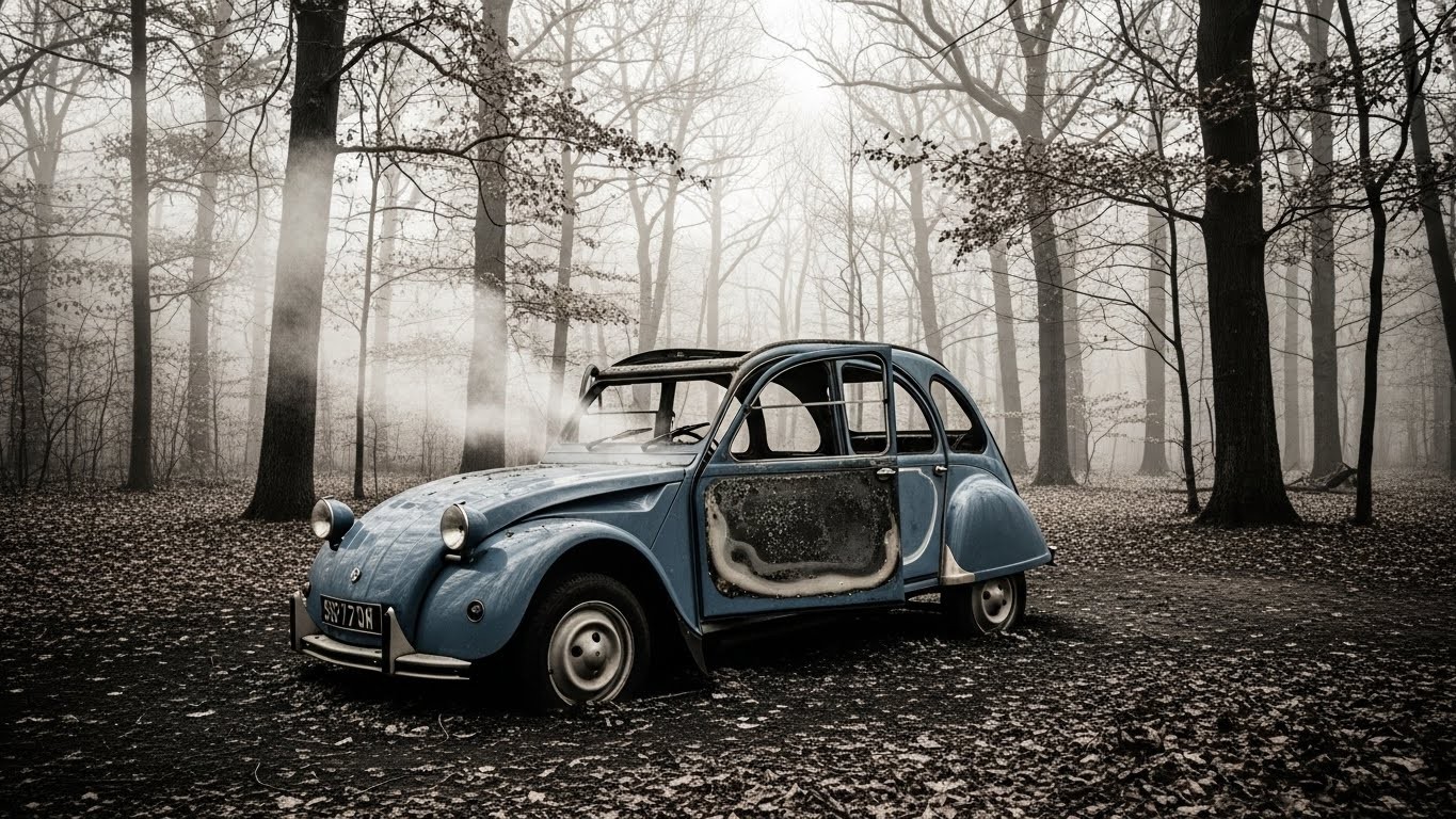 1965, un banquier retrouvé calciné dans sa 2CV au fond d’un bois. Une enquête qui patine, une vendeuse accusée… et la rumeur qui détruit des vies. Découvrez cette tragédie vraie qui glace le sang.