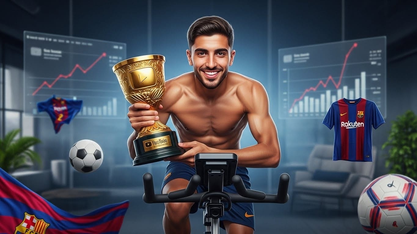 Découvrez comment Lamine Yamal, prodige du Barça, a conquis 1 million d'abonnés sur YouTube en seulement quelques jours. Trophée en main, il vise les 10 millions ! Une success story impressionnante.