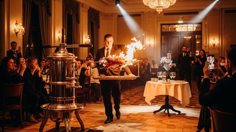 Le Canard au Sang Spectaculaire aux Grands Buffets Narbonne