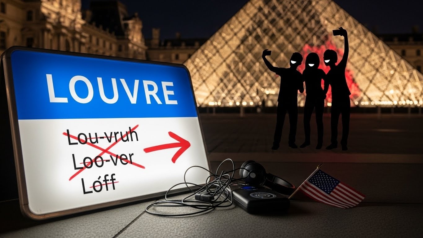 Découvrez pourquoi « Le Louvre » figure parmi les mots français les plus massacrés à la télé US après le casse spectaculaire. Prononciation, humour et actualité brûlante.
