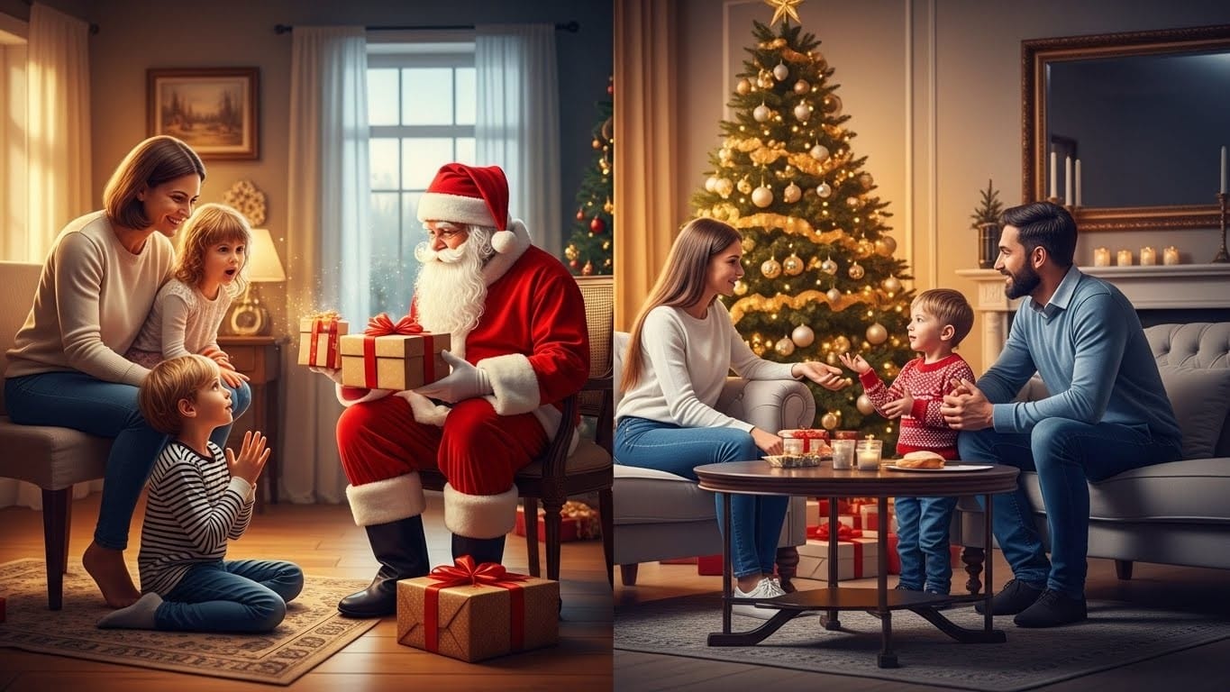 Découvrez comment le mythe du Père Noël révèle des différences éducatives selon les milieux sociaux. Les parents préservent-ils l'illusion de la même façon ? Une analyse fascinante sur l'enfance et les inégalités.