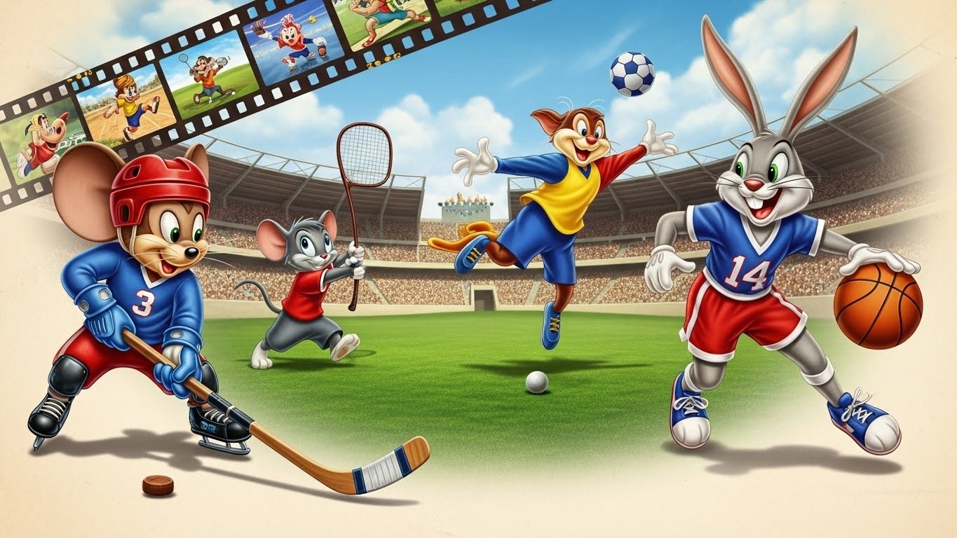 Découvrez pourquoi les grands studios américains comme Disney ou Warner ont souvent intégré le sport dans leurs cartoons, mais sans créer de séries cultes dédiées. Une histoire pleine de surprises !
