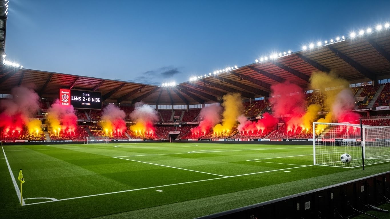 Découvrez comment le RC Lens a évincé le PSG du leadership en Ligue 1 grâce à un doublé d'Odsonne Édouard face à Nice (2-0). Analyse complète d'un match décisif et d'une saison lensoise exceptionnelle.