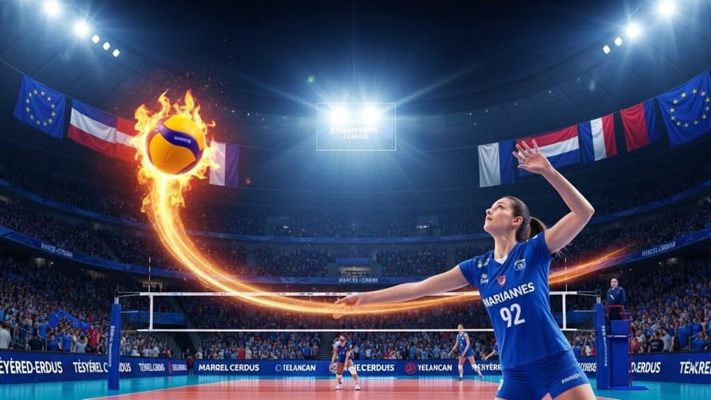 Les Mariannes 92 en Ligue des Champions : Le Volley Féminin Sort de l&rsquo;Ombre