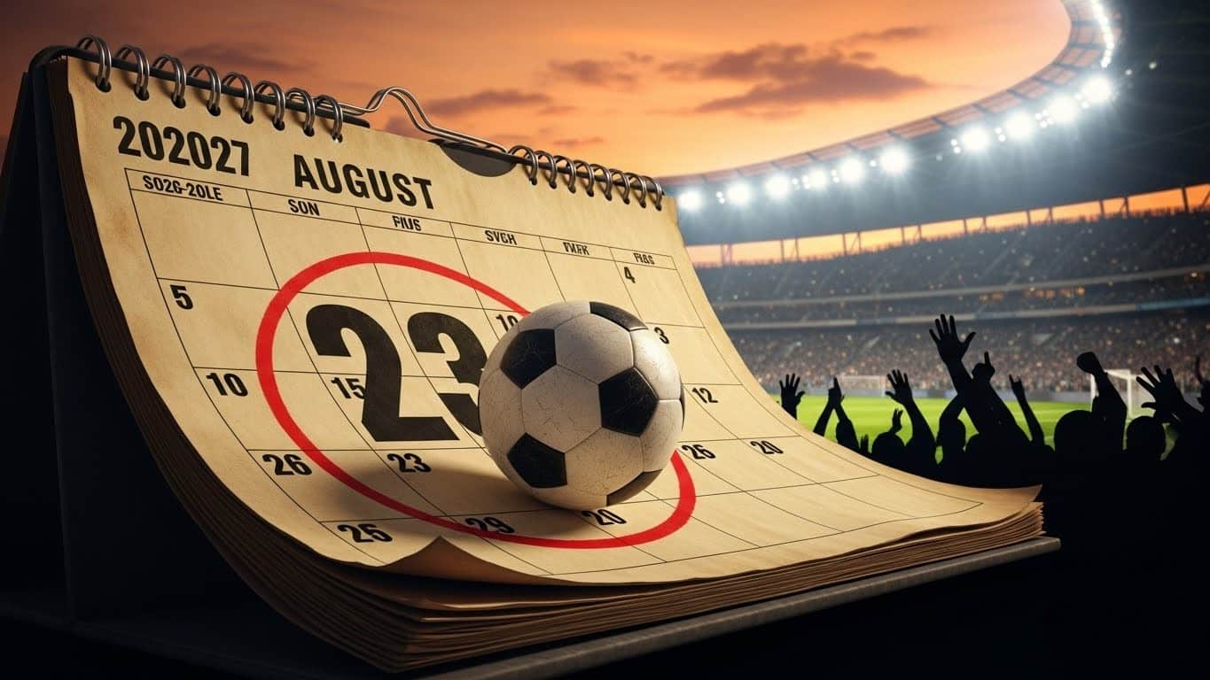 Découvrez toutes les dates clés de la saison Ligue 1 2026-2027 : coup d’envoi le 23 août, dernière journée le 29 mai, pas de matchs en semaine ni le 1er janvier… Tout ce qu’il faut savoir avant même la fin de la saison actuelle !