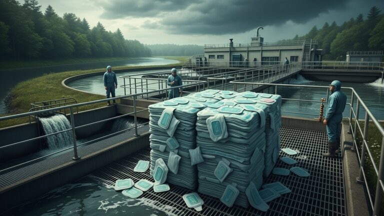 Lingettes aux Toilettes : Le Fléau des Stations d&rsquo;Épuration