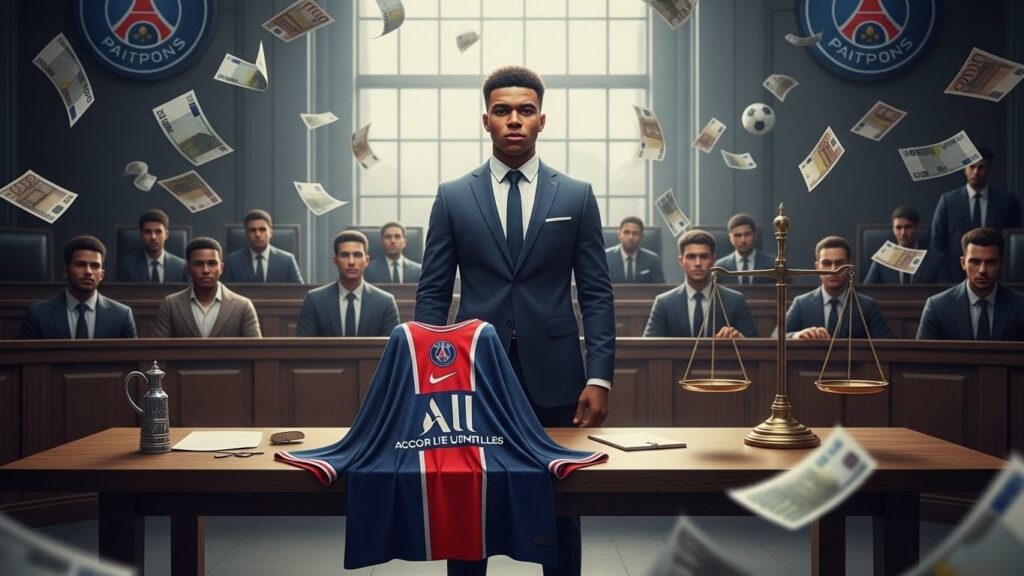 Litige Mbappé-PSG : 61 Millions Condamnation