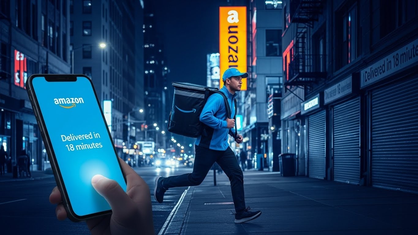 Découvrez comment Amazon teste la livraison ultra-rapide en 30 minutes maximum dans deux grandes villes américaines. Une révolution qui pourrait bouleverser le commerce en ligne et faire trembler la concurrence.