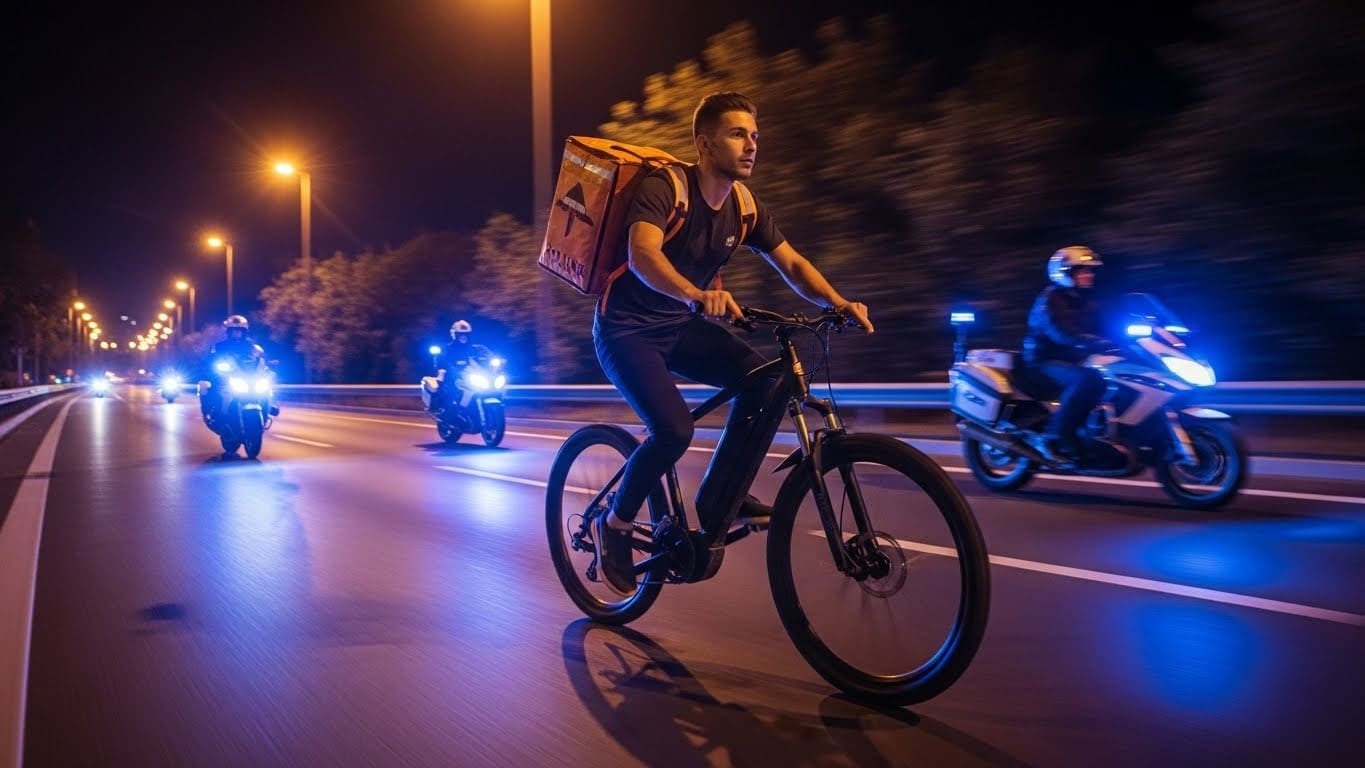 Un livreur en VTT électrique débridé file à plus de 90 km/h sur une voie rapide marseillaise pour échapper à la police. Drogue, refus d’obtempérer, vitesse folle : récit complet d’un fait divers hallucinant.
