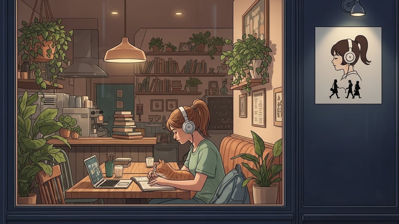 Découvrez le futur café Lofi Girl à Châtelet : un espace cozy inspiré de la célèbre chaîne YouTube. Parfait pour travailler ou se détendre avec du lo-fi en fond. Ouverture imminente dans le cœur de Paris !