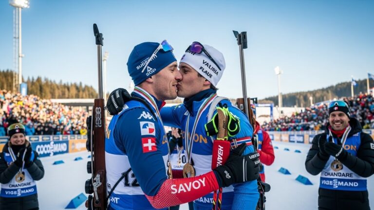 Lou Jeanmonnot et Justine Braisaz-Bouchet : Amitié sur le Podium