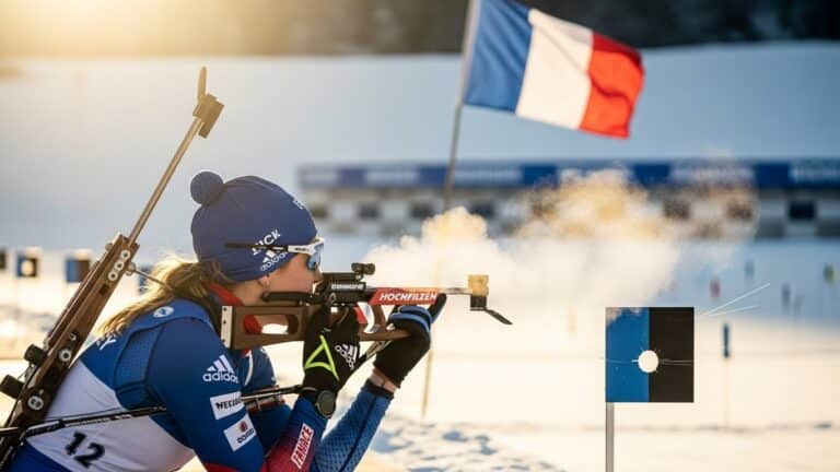 Lou Jeanmonnot Triomphe à Hochfilzen : Victoire Française en Biathlon