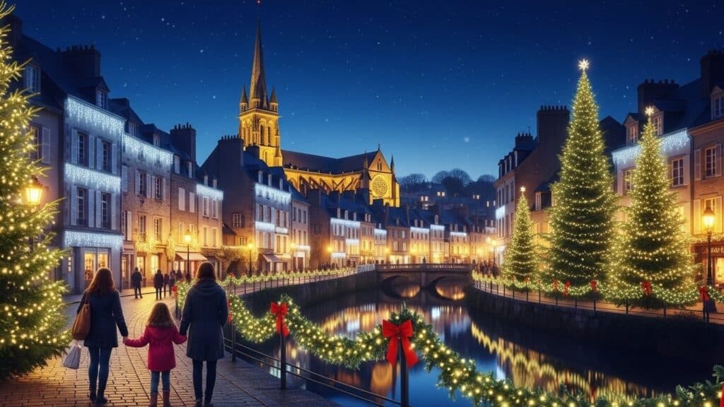 Magie de Noël à Quimper : Les Passeurs de Lumières 2025