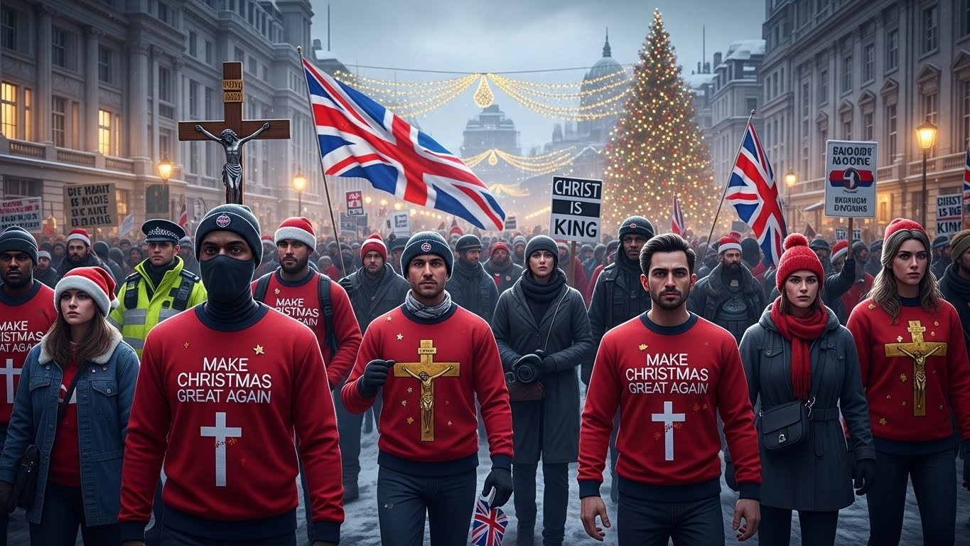 Découvrez comment un rassemblement controversé à Londres, sous le slogan "Make Christmas Great Again", a réuni un millier de personnes pour défendre l'identité chrétienne. Entre célébration et critiques, une manifestation qui divise.