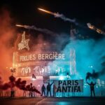 Manifestations aux Folies Bergère contre la Nuit du Bien Commun