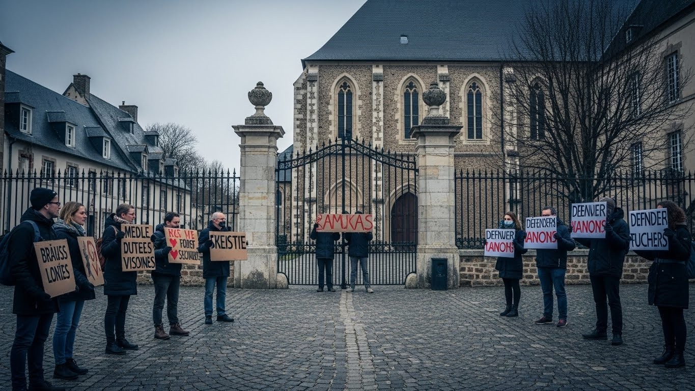 Découvrez les tensions lors d'une marche blanche en soutien aux victimes présumées de violences dans la communauté traditionaliste de Riaumont. Altercations, enquêtes en cours et appels à la justice.