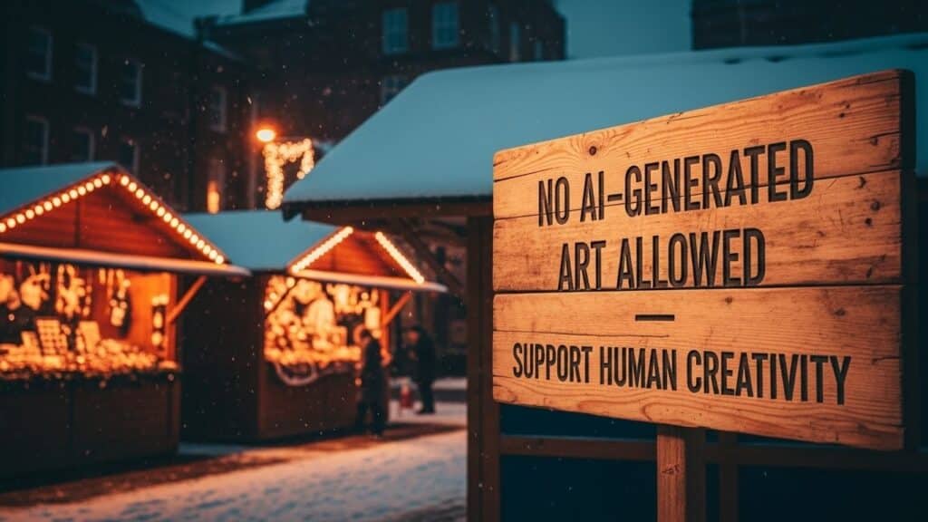 Marché de Noël de Belfast Interdit l&rsquo;Art IA : Bonne ou Mauvaise Idée ?