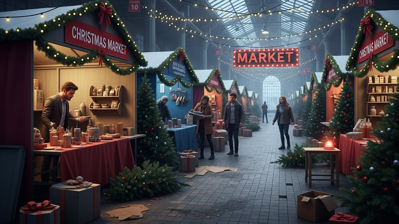 Découvrez comment un marché de Noël promis comme magique à Villabé s’est transformé en cauchemar pour les exposants : prix excessifs, absence de clients et plainte pour escroquerie.