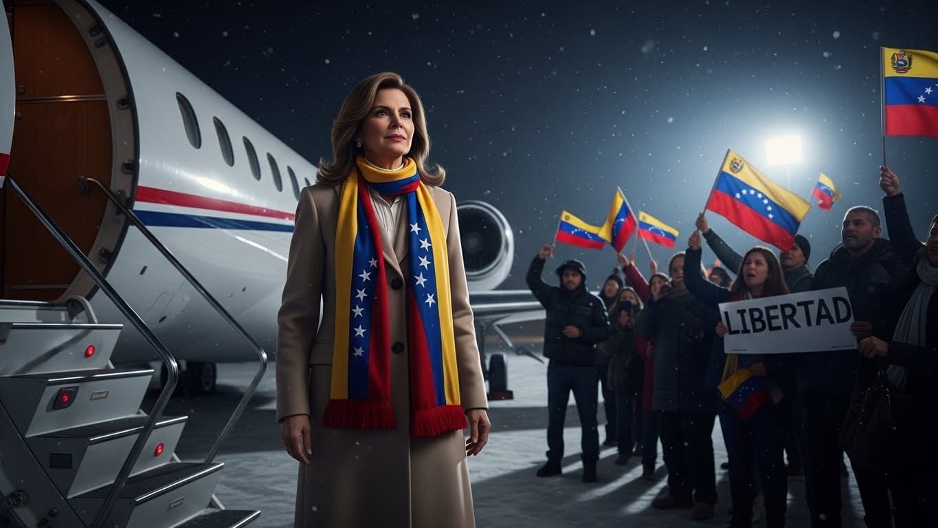 Après 11 mois de clandestinité, María Corina Machado réapparaît à Oslo pour son Nobel de la Paix. Un moment historique pour le Venezuela libre. Découvrez son parcours et ce que cela change.