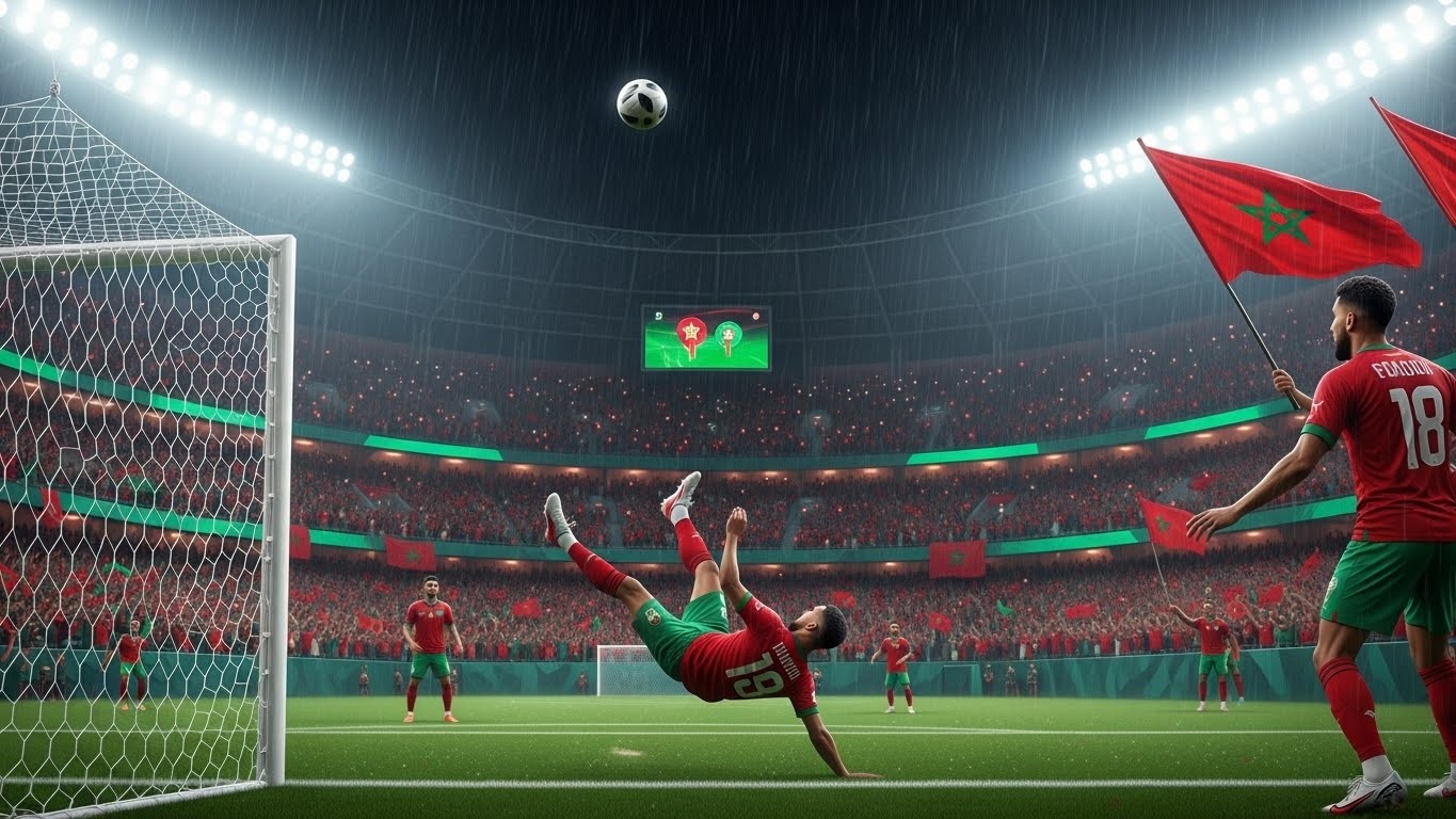 Découvrez le résumé complet du match d'ouverture CAN 2025 : Maroc bat Comores 2-0 avec un but génial d'El Kaabi. Analyse, moments clés et perspectives pour les Lions de l'Atlas.