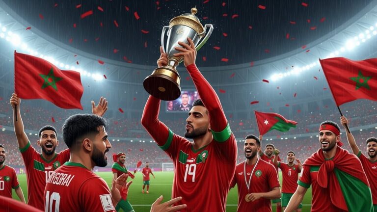 Maroc Remporte Coupe Arabe 2025 : Finale Folle Face Jordanie
