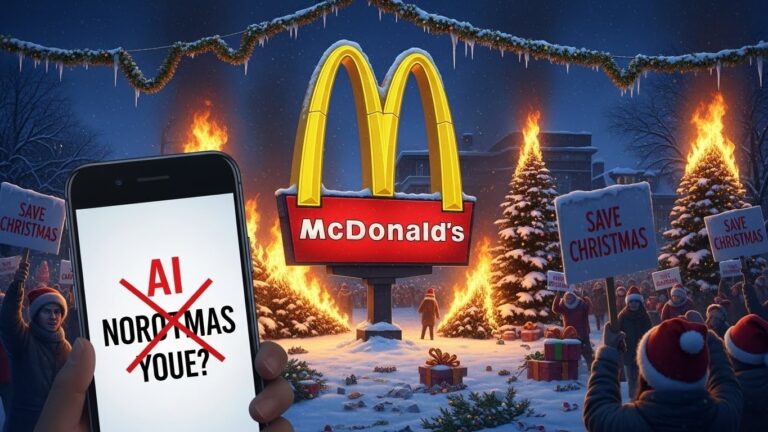 McDonald’s Retire sa Pub IA Anti-Noël : Le Fiasco