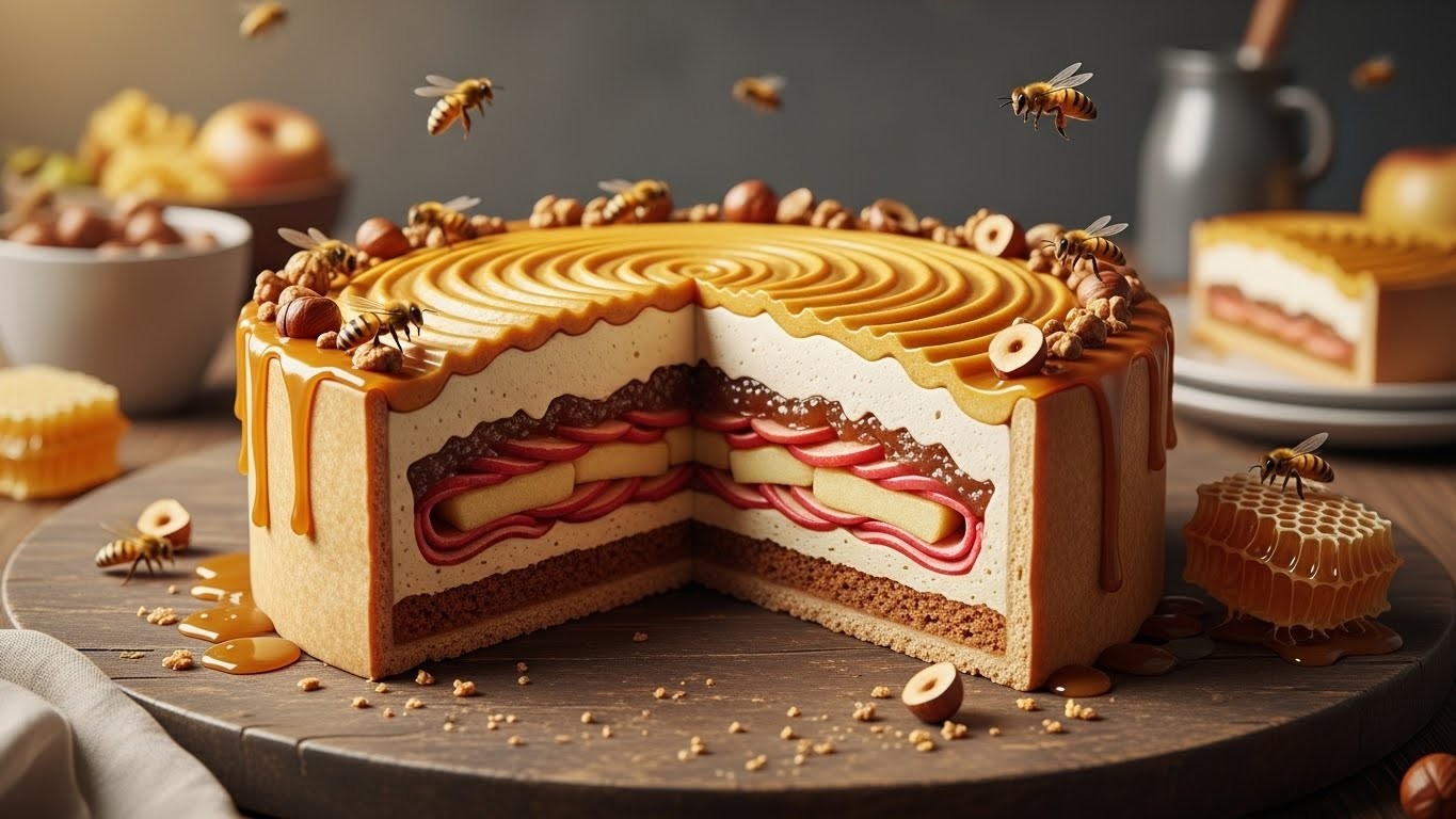 Découvrez comment Grégoire Delachaux, apiculteur-pâtissier, a remporté le concours du meilleur gâteau des Hauts-de-Seine avec une tarte aux pommes totalement réinventée. Une pépite à 45 € qui arrive en janvier !