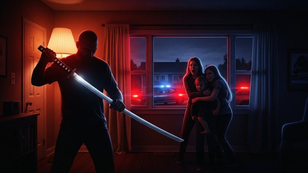 Menaces au Katana à Franconville : Un Père Condamné