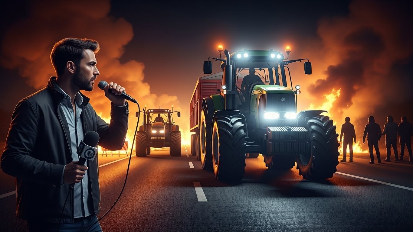 Des journalistes agressés et menacés pendant les manifestations agricoles en France. Entre blocages d'autoroutes et tensions, que se passe-t-il vraiment sur le terrain ? Décryptage complet d'une situation explosive.