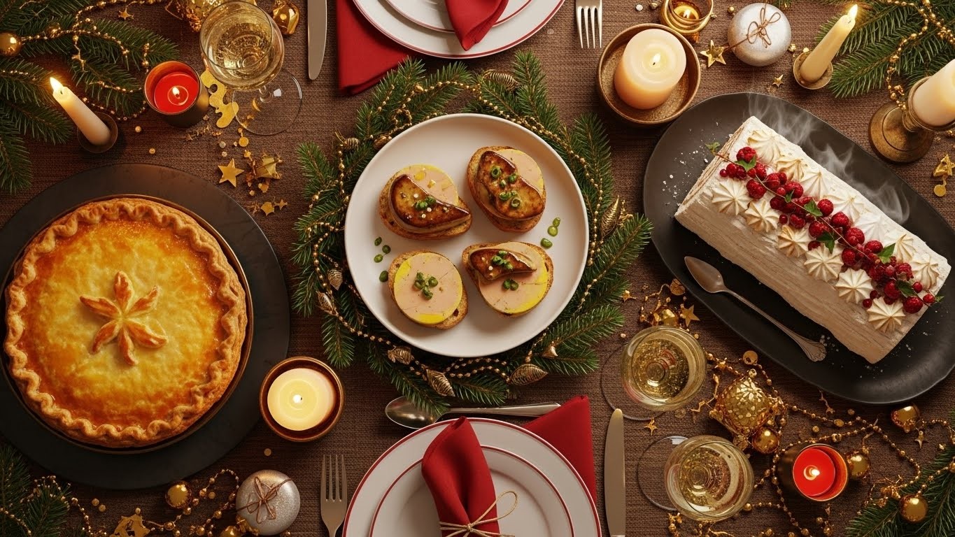 Découvrez un menu inratable pour le réveillon du Nouvel An avec foie gras, tourtes gourmandes et bûches irrésistibles. Recettes simples, conseils pros et idées festives pour un dîner parfait !
