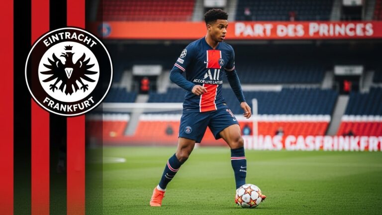 Mercato PSG : Eintracht Francfort Séduit par Mathis Jangeal
